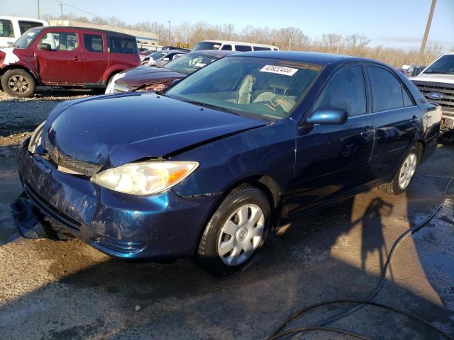 4T1BE32K92U560326 - 2002 TOYOTA CAMRY LE BLUE photo 1