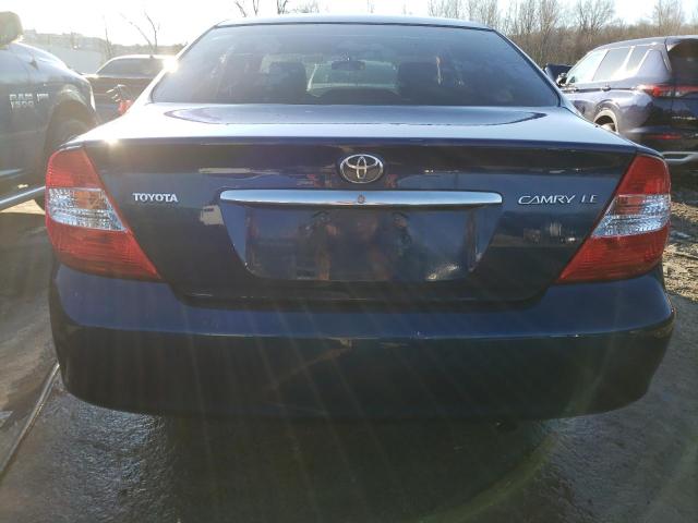 4T1BE32K92U560326 - 2002 TOYOTA CAMRY LE BLUE photo 6