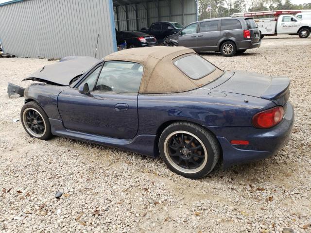 JM1NB353520221715 - 2002 MAZDA MX-5 MIATA BASE BLUE photo 2