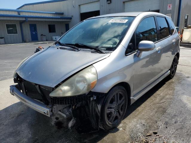 JHMGD38657S057241 - 2007 HONDA FIT S ვერცხლისფერი ფოტო 1