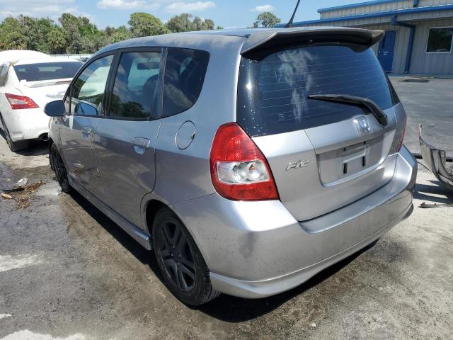 JHMGD38657S057241 - 2007 HONDA FIT S ვერცხლისფერი ფოტო 2