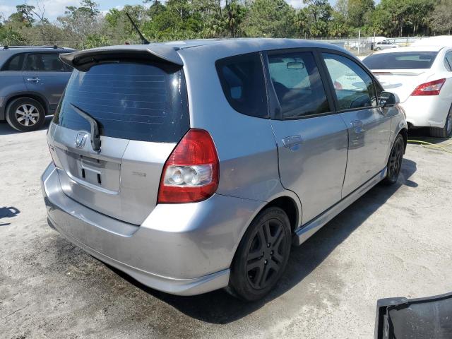 JHMGD38657S057241 - 2007 HONDA FIT S ვერცხლისფერი ფოტო 3