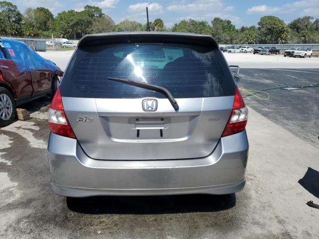 JHMGD38657S057241 - 2007 HONDA FIT S ვერცხლისფერი ფოტო 6