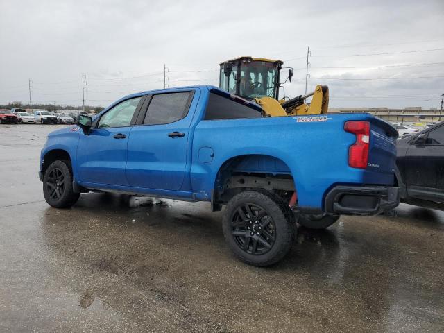 3GCPDCEKXPG120571 - 2023 CHEVROLET SILVERADO K1500 TRAIL BOSS CUSTOM BLUE photo 2