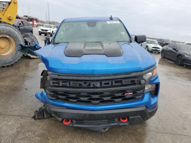 3GCPDCEKXPG120571 - 2023 CHEVROLET SILVERADO K1500 TRAIL BOSS CUSTOM BLUE photo 5