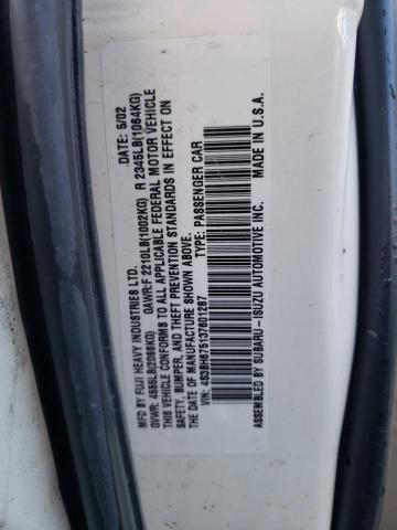 4S3BH675137601287 - 2003 SUBARU LEGACY OUTBACK AWP 白色 照片 12