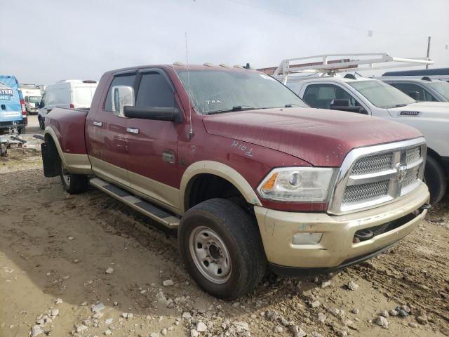 3C63RRNL4EG306607 - 2014 RAM 3500 LONGHORN BURGUNDY photo 1