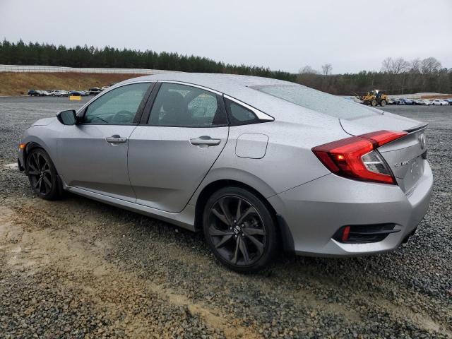 2HGFC2F89KH599667 - 2019 HONDA CIVIC SPORT SILVER photo 2