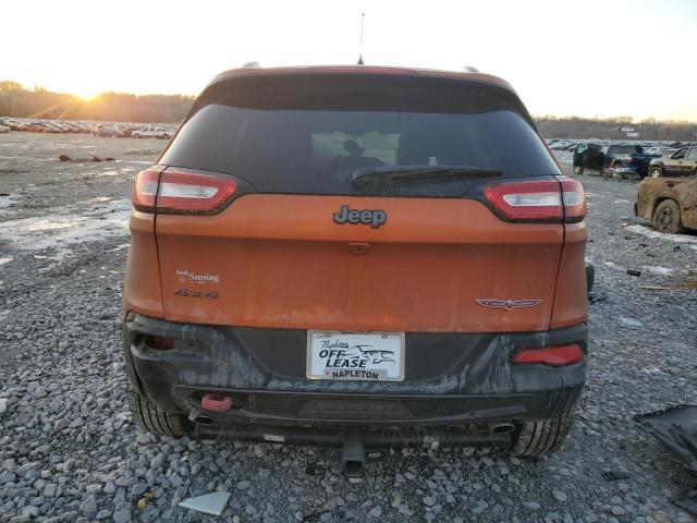 1C4PJMBSXGW286822 - 2016 JEEP CHEROKEE TRAILHAWK ORANGE photo 6