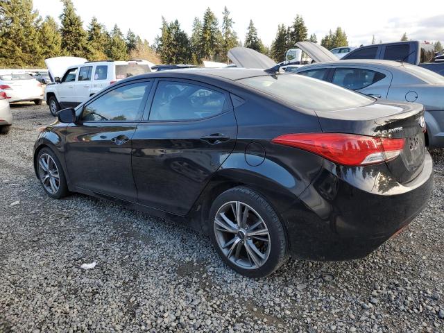 5NPDH4AE9DH426824 - 2013 HYUNDAI ELANTRA GLS BLACK photo 2