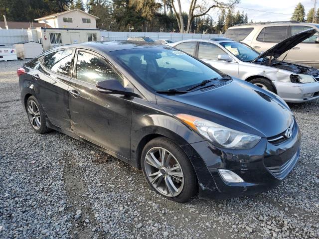 5NPDH4AE9DH426824 - 2013 HYUNDAI ELANTRA GLS BLACK photo 4