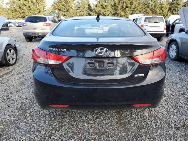 5NPDH4AE9DH426824 - 2013 HYUNDAI ELANTRA GLS BLACK photo 6