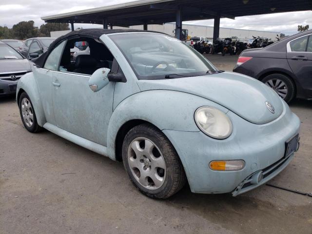 3VWCK21Y13M311071 - 2003 VOLKSWAGEN NEW BEETLE GLS TURQUOISE photo 4