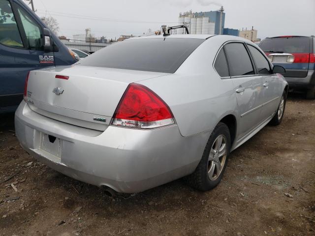 2G1WF5E37D1264165 - 2013 CHEVROLET IMPALA LS SILVER photo 4