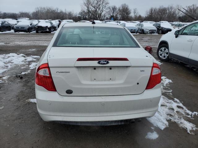 3FAHP0HA0CR283571 - 2012 FORD FUSION SE WHITE photo 6