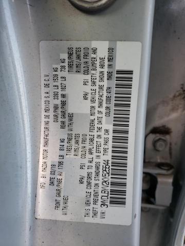 3MYDLBYV2KY525544 - 2019 TOYOTA YARIS L WHITE photo 12