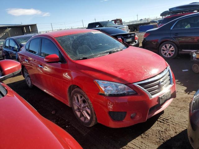 3N1AB7AP3FY280517 - 2015 NISSAN SENTRA S RED photo 4