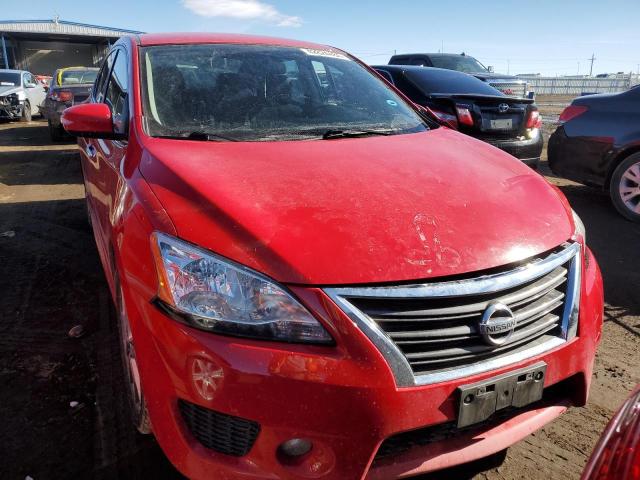 3N1AB7AP3FY280517 - 2015 NISSAN SENTRA S RED photo 5