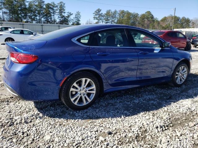 1C3CCCAB0GN108478 - 2016 CHRYSLER 200 LIMITED BLUE photo 3