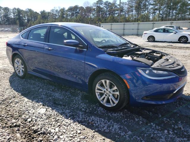 1C3CCCAB0GN108478 - 2016 CHRYSLER 200 LIMITED BLUE photo 4