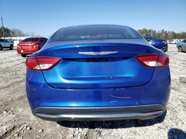 1C3CCCAB0GN108478 - 2016 CHRYSLER 200 LIMITED BLUE photo 6