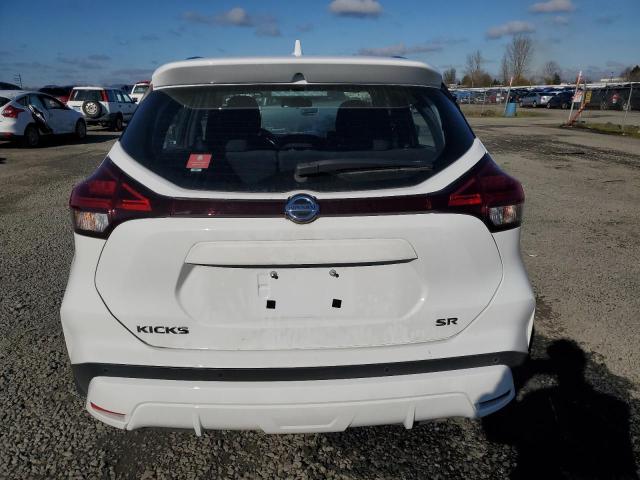 3N1CP5DV2ML558763 - 2021 NISSAN KICKS SR WHITE photo 6