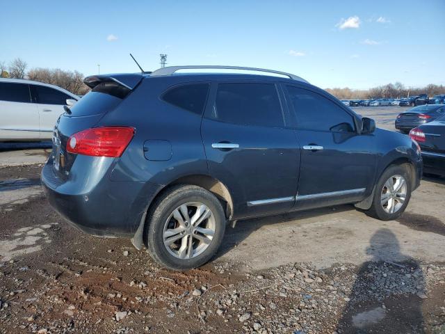 JN8AS5MT6DW535163 - 2013 NISSAN ROGUE S BLUE photo 3