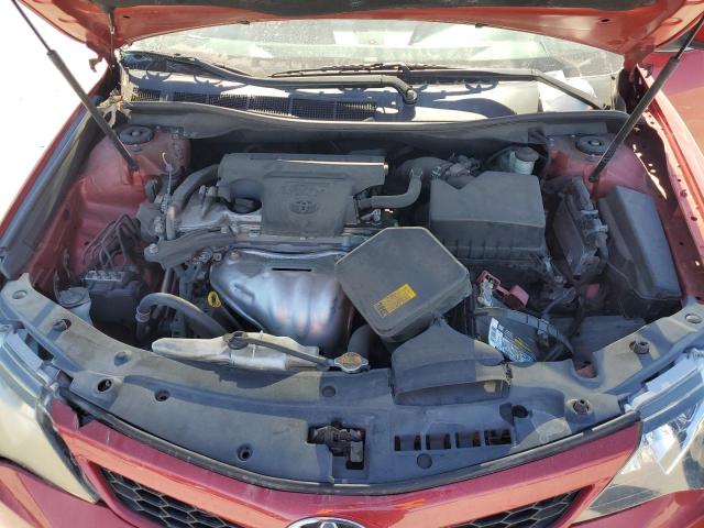 4T1BF1FK6CU603257 - 2012 TOYOTA CAMRY BASE RED photo 11
