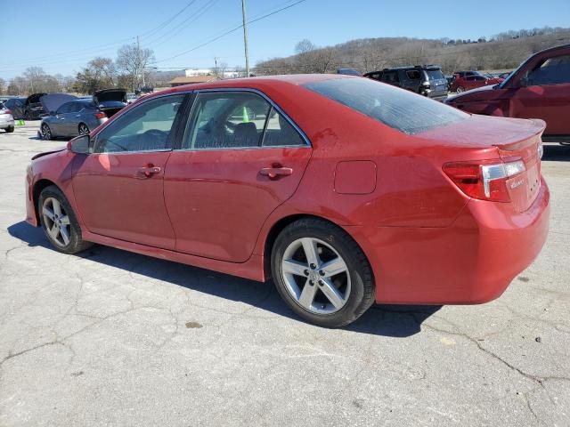 4T1BF1FK6CU603257 - 2012 TOYOTA CAMRY BASE RED photo 2