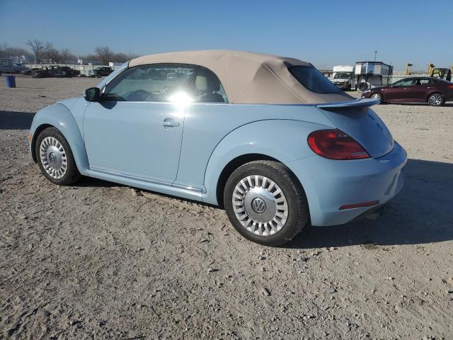 3VW507AT0EM813296 - 2014 VOLKSWAGEN BEETLE BLUE photo 2