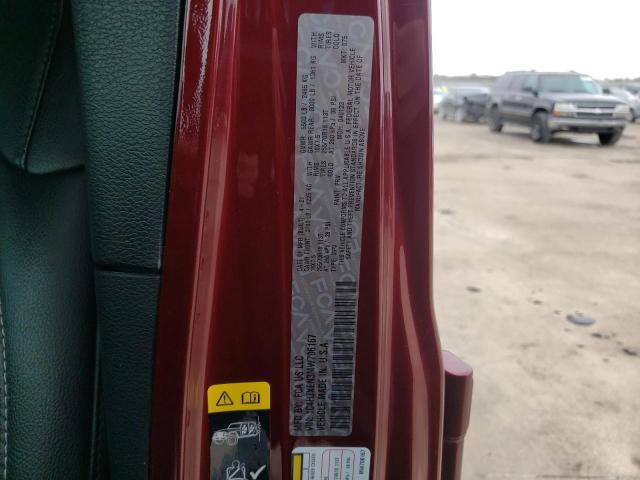 1C4HJXEN3MW706167 - 2021 JEEP WRANGLER U SAHARA BURGUNDY photo 12