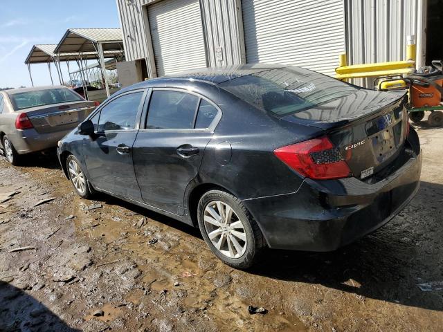 19XFB2F9XCE000072 - 2012 HONDA CIVIC EXL შავი ფოტო 2