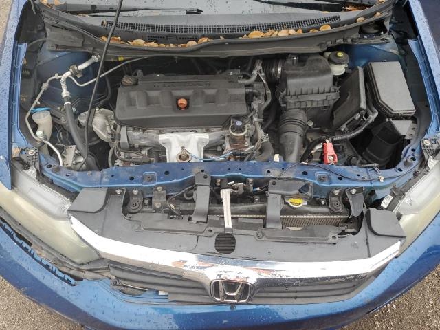 19XFB2F93CE000222 - 2012 HONDA CIVIC EXL ლურჯი ფოტო 11