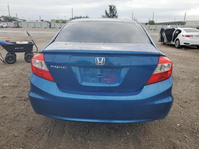 19XFB2F93CE000222 - 2012 HONDA CIVIC EXL BLUE photo 6