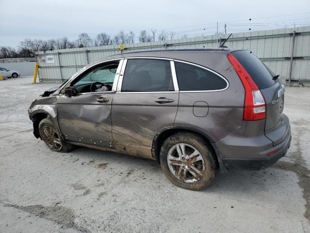 5J6RE4H72AL084527 - 2010 HONDA CR-V EXL BROWN photo 2