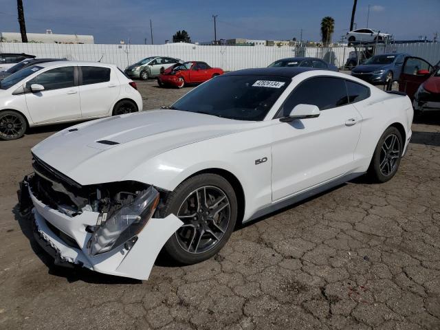 1FA6P8CF0L5136338 - 2020 FORD MUSTANG GT WHITE photo 1