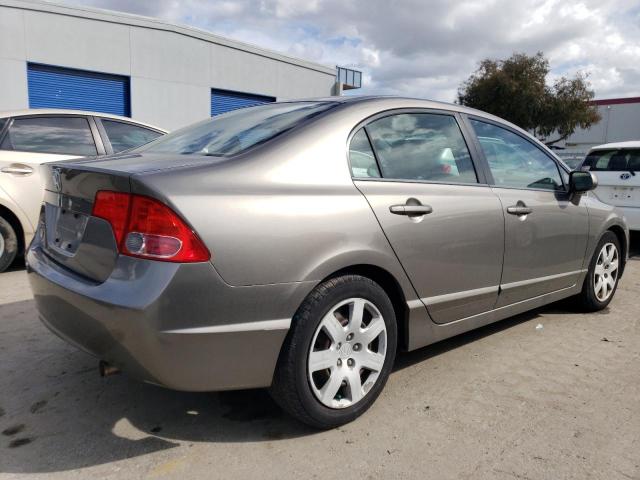 JHMFA16567S003482 - 2007 HONDA CIVIC LX GRAY photo 3