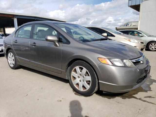 JHMFA16567S003482 - 2007 HONDA CIVIC LX GRAY photo 4