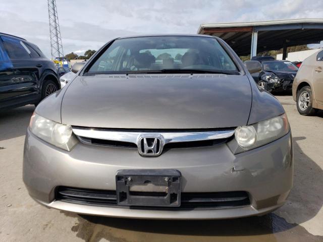 JHMFA16567S003482 - 2007 HONDA CIVIC LX GRAY photo 5