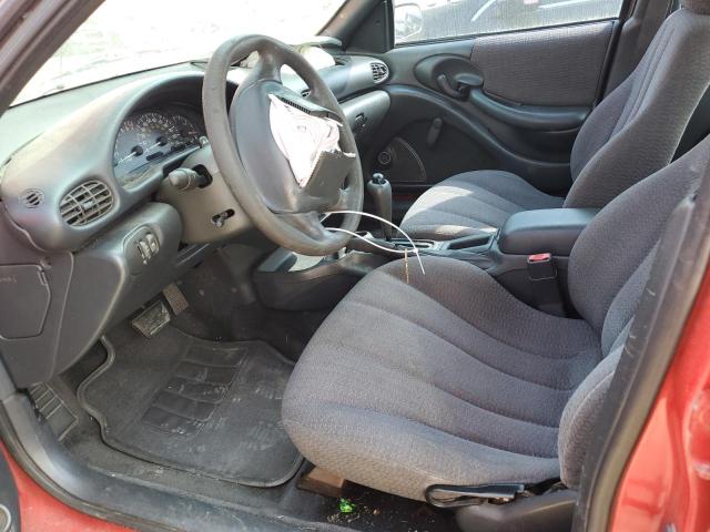 1G2JB5248Y7441054 - 2000 PONTIAC SUNFIRE SE RED photo 7