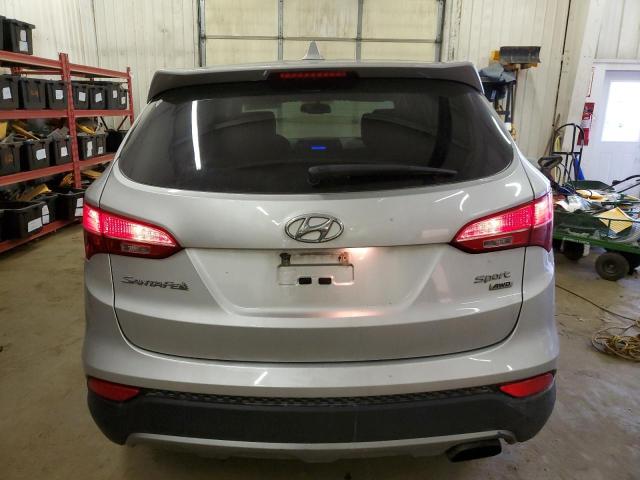 5XYZTDLBXDG045109 - 2013 HYUNDAI SANTA FE S SILVER photo 6