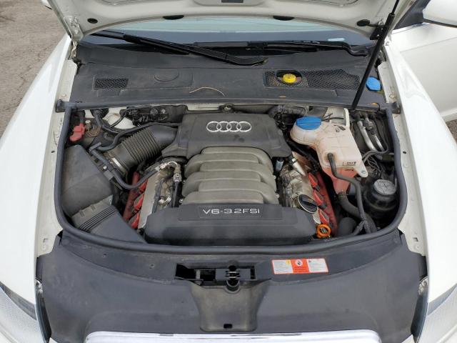 WAUDH74FX6N111620 - 2006 AUDI A6 3.2 QUA WHITE photo 11