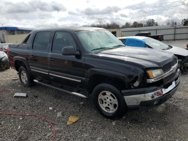 3GNEC12T94G329427 - 2004 CHEVROLET AVALANCHE C1500 BLACK photo 4