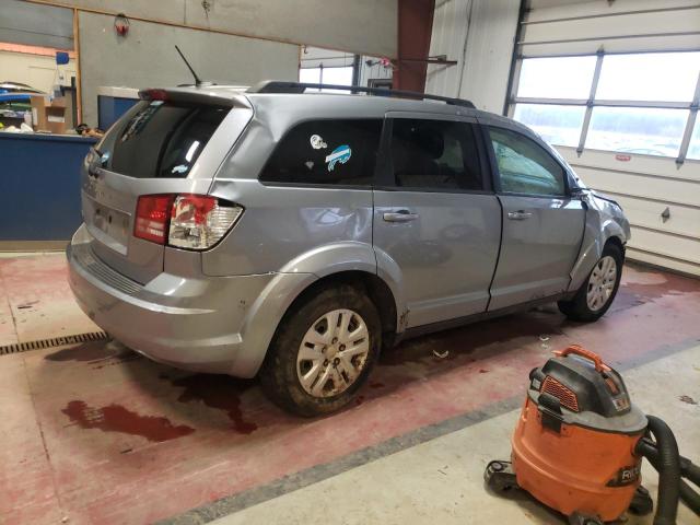 3C4PDCAB3JT184195 - 2018 DODGE JOURNEY SE SILVER photo 3