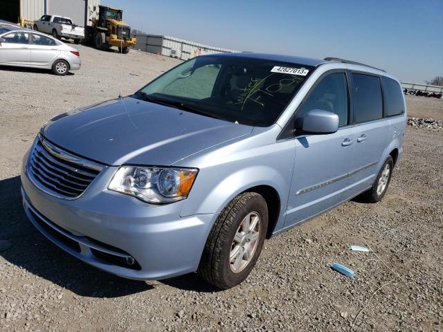 2C4RC1BGXDR519664 - 2013 CHRYSLER TOWN & COU TOURING ლურჯი ფოტო 1