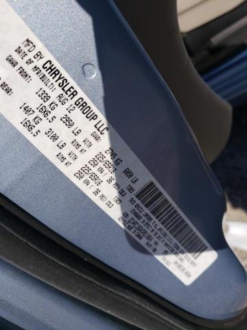 2C4RC1BGXDR519664 - 2013 CHRYSLER TOWN & COU TOURING ლურჯი ფოტო 12