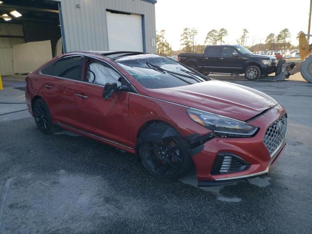 5NPE34AB7JH679483 - 2018 HYUNDAI SONATA SPORT RED photo 4