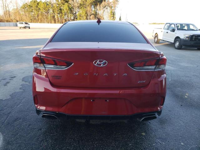 5NPE34AB7JH679483 - 2018 HYUNDAI SONATA SPORT RED photo 6