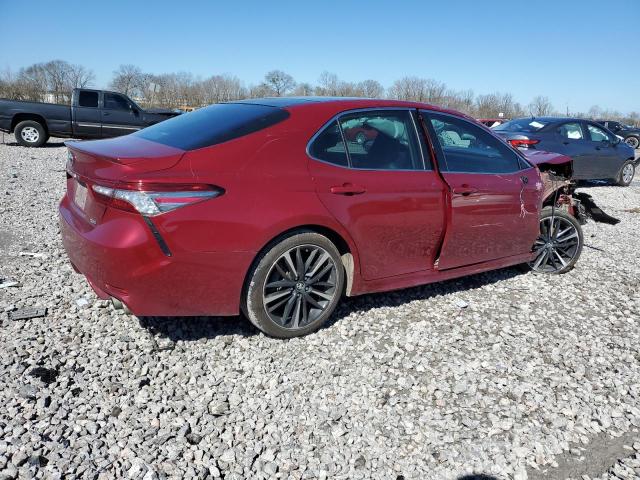 4T1B61HK1JU566841 - 2018 TOYOTA CAMRY XSE BURGUNDY photo 3