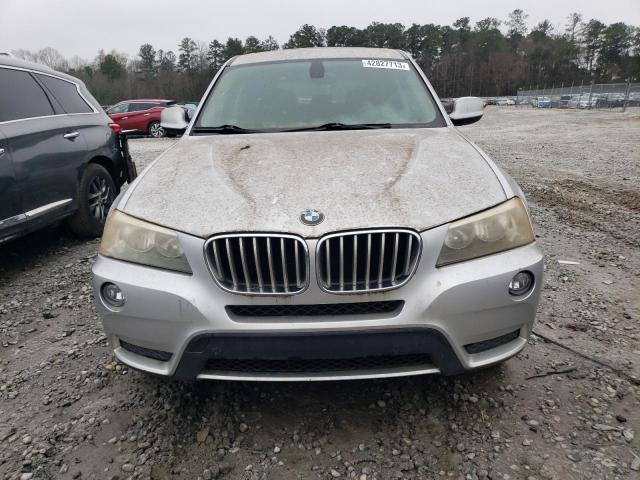 5UXWX5C55BL702664 - 2011 BMW X3 XDRIVE28I SILVER photo 5